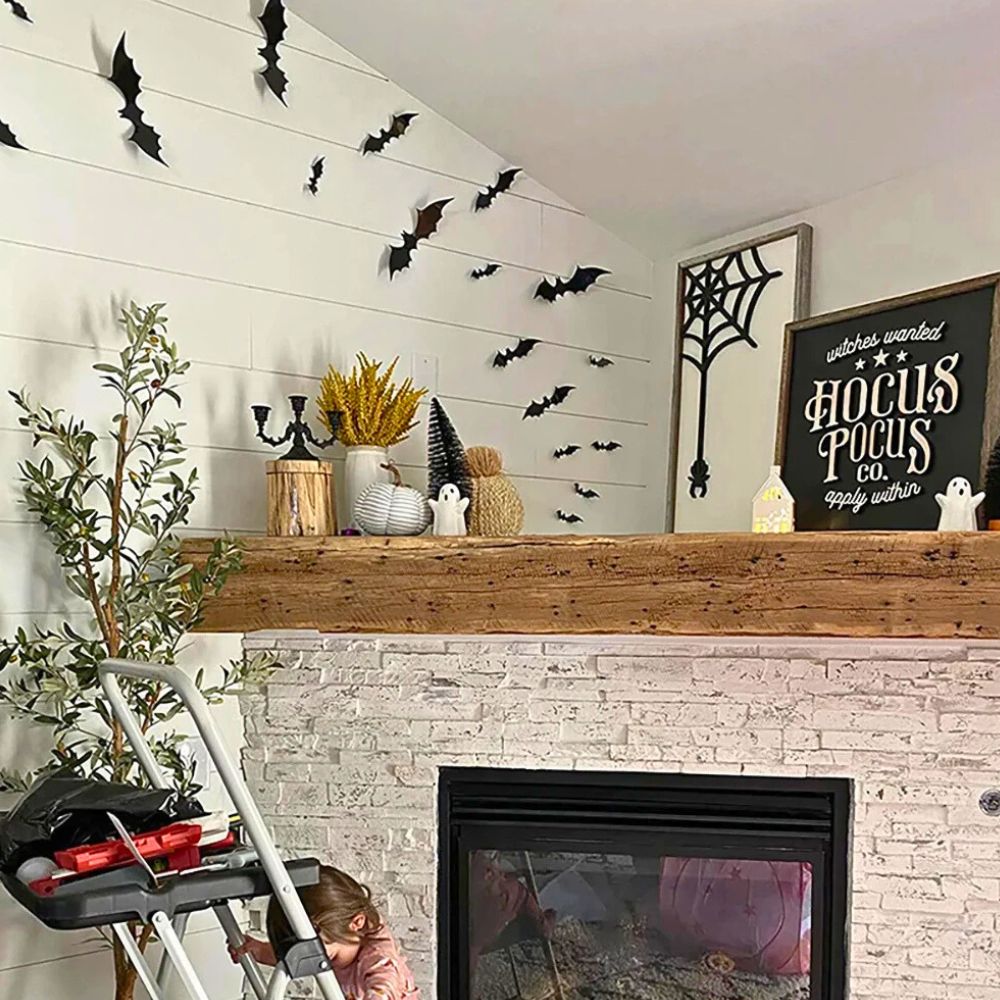 3D Black Bat Wall Stickers