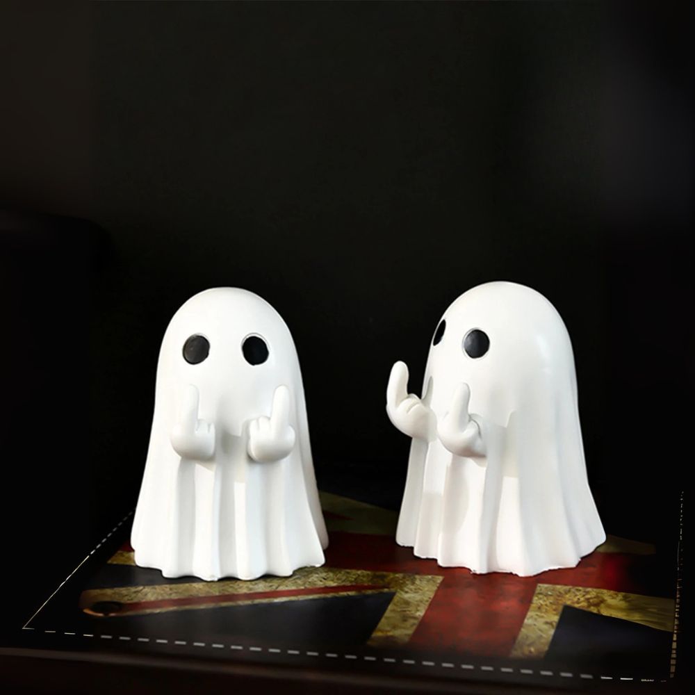 Cute Naughty Ghost Statue