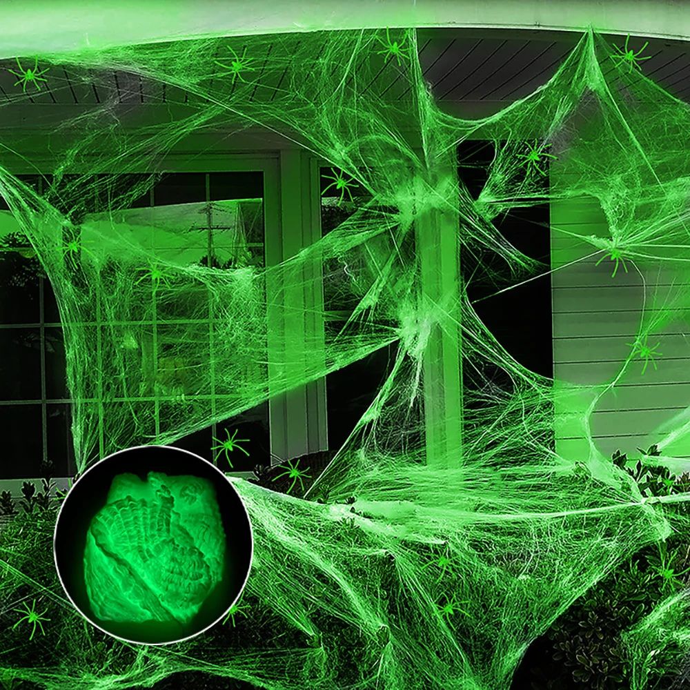Glow in the Dark Spider Web