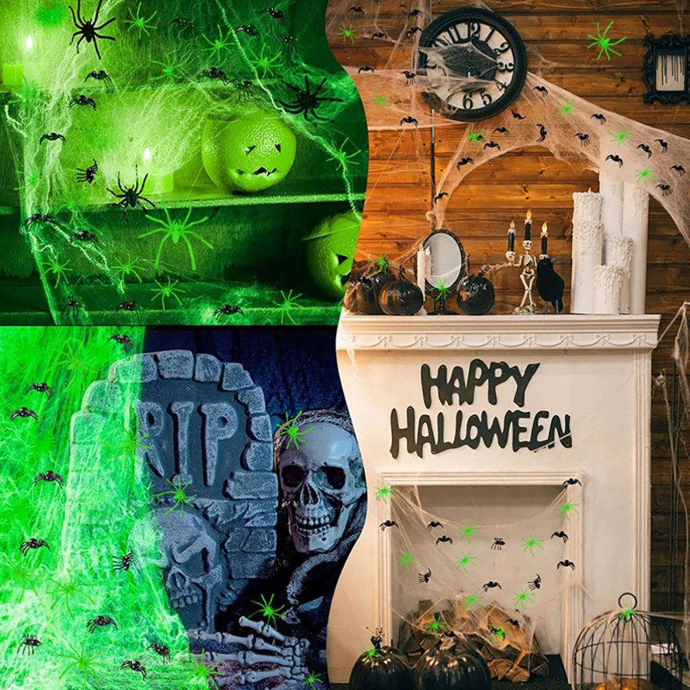 Glow in the Dark Spider Web