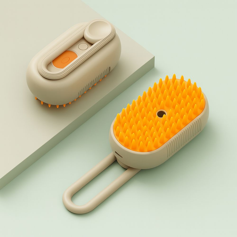 Pet Steam Brush for Dogs & Cats