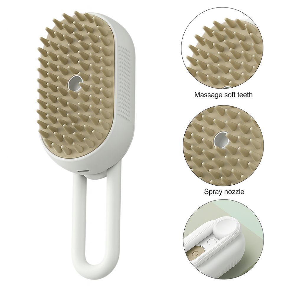 Pet Steam Brush for Dogs & Cats