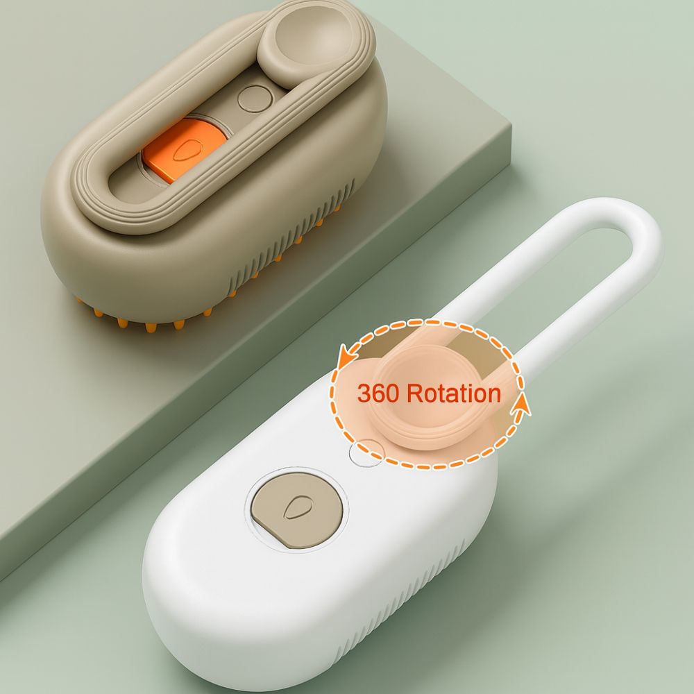Pet Steam Brush for Dogs & Cats