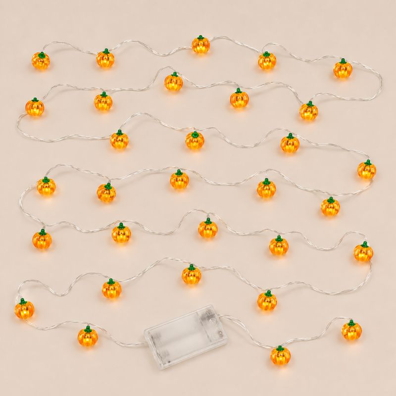Ember Vine 30 LED Pumpkin String Lights