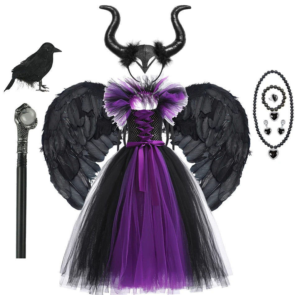 Maleficent Girls’ Cosplay Dress