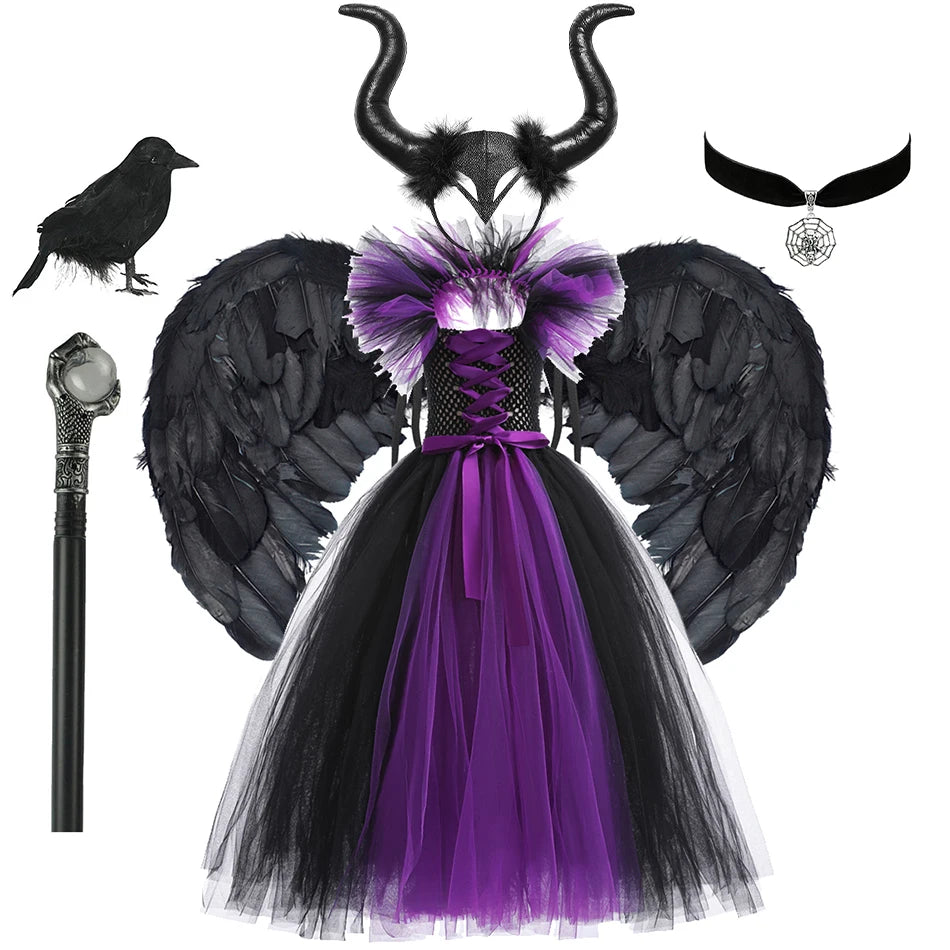 Maleficent Girls’ Cosplay Dress