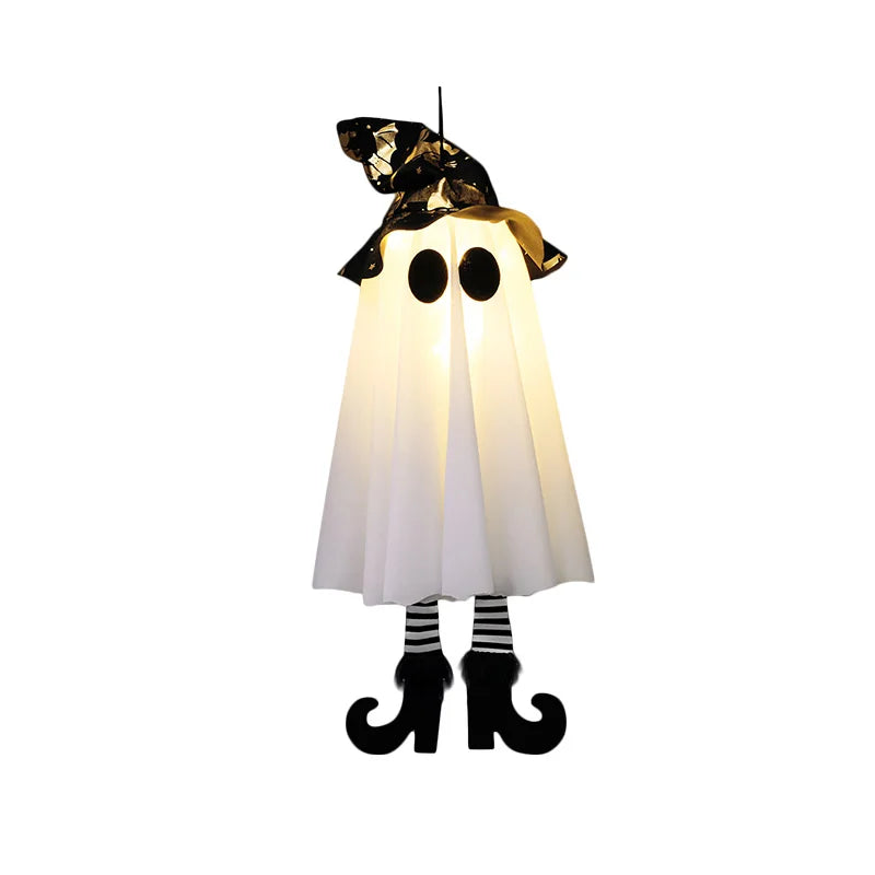 Spooky LED Witch Ghost Ornament