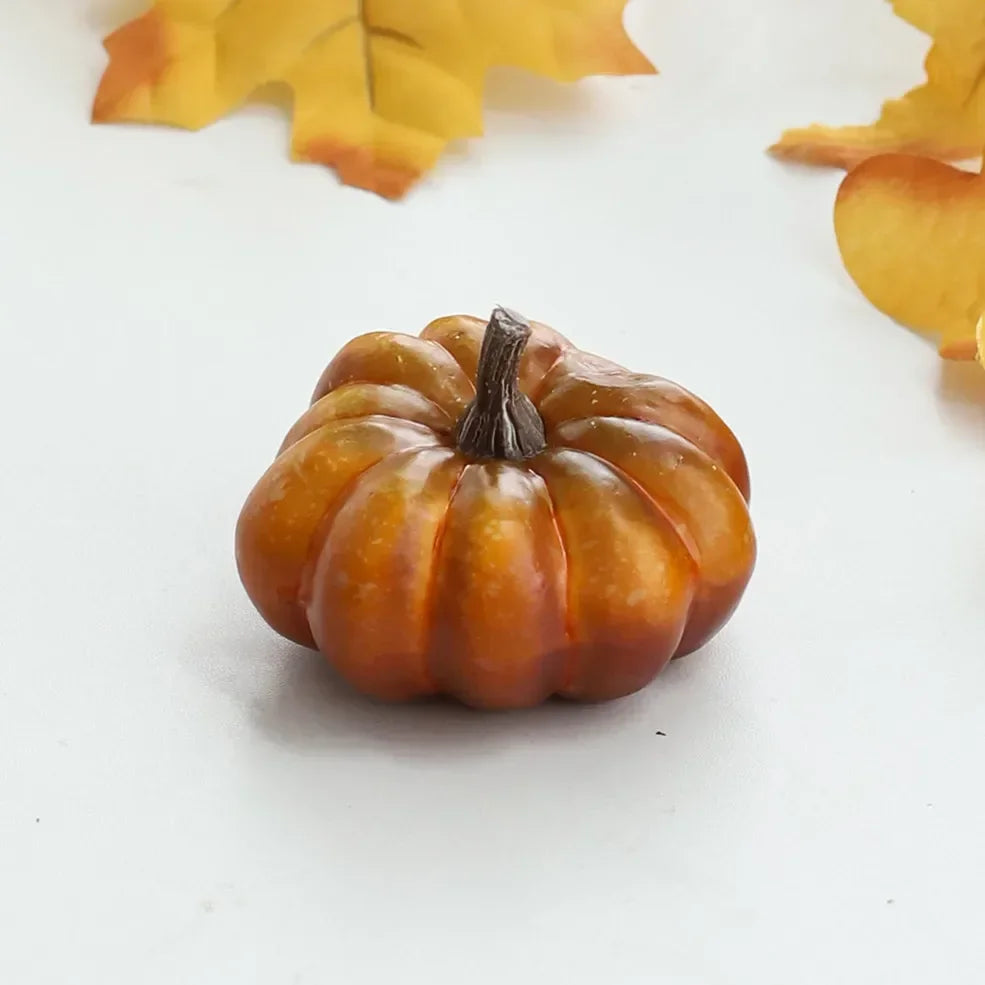 Mini Artificial Pumpkin Set