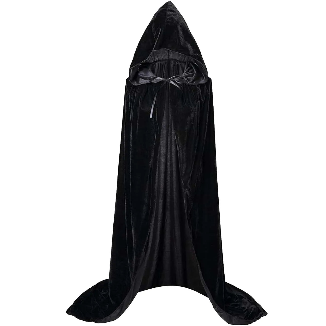 Long Velvet Cape with Hood