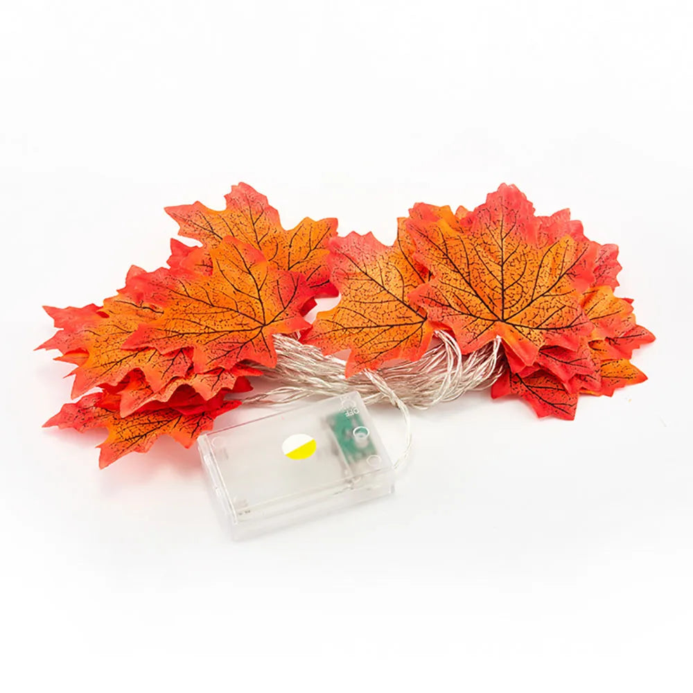 Maple Leaf LED String Lights