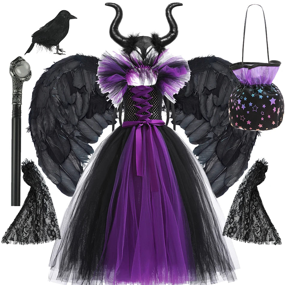 Maleficent Girls’ Cosplay Dress