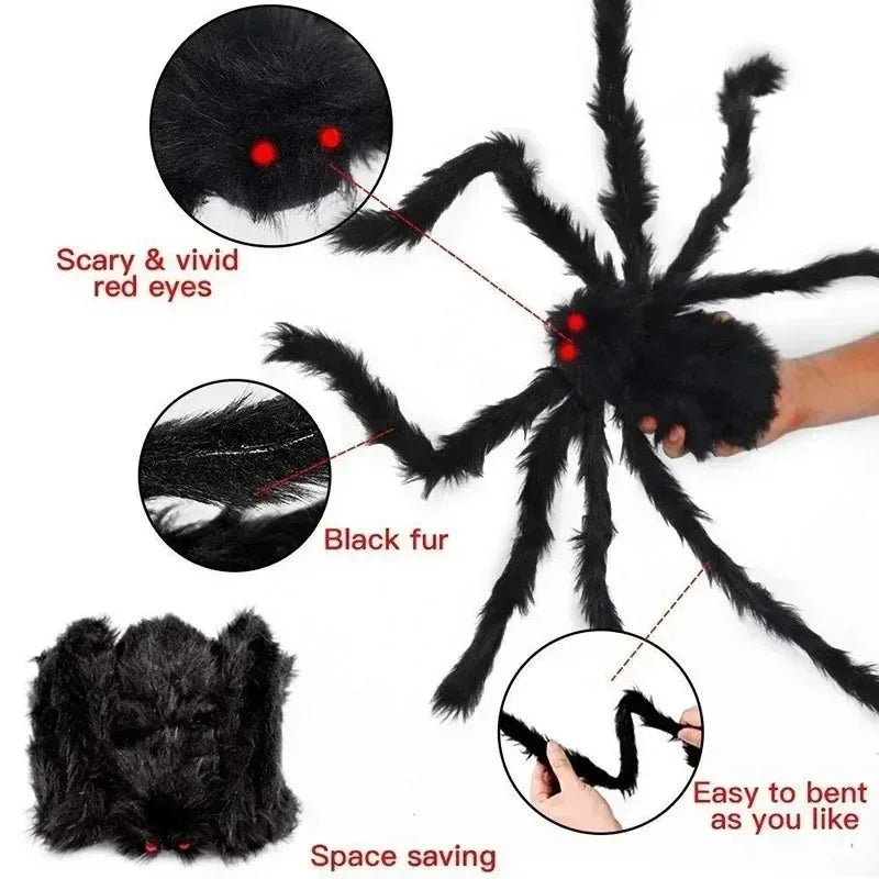 Giant Halloween Plush Spider