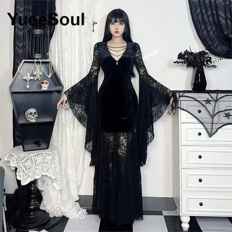 Elegant Gothic Party Dress