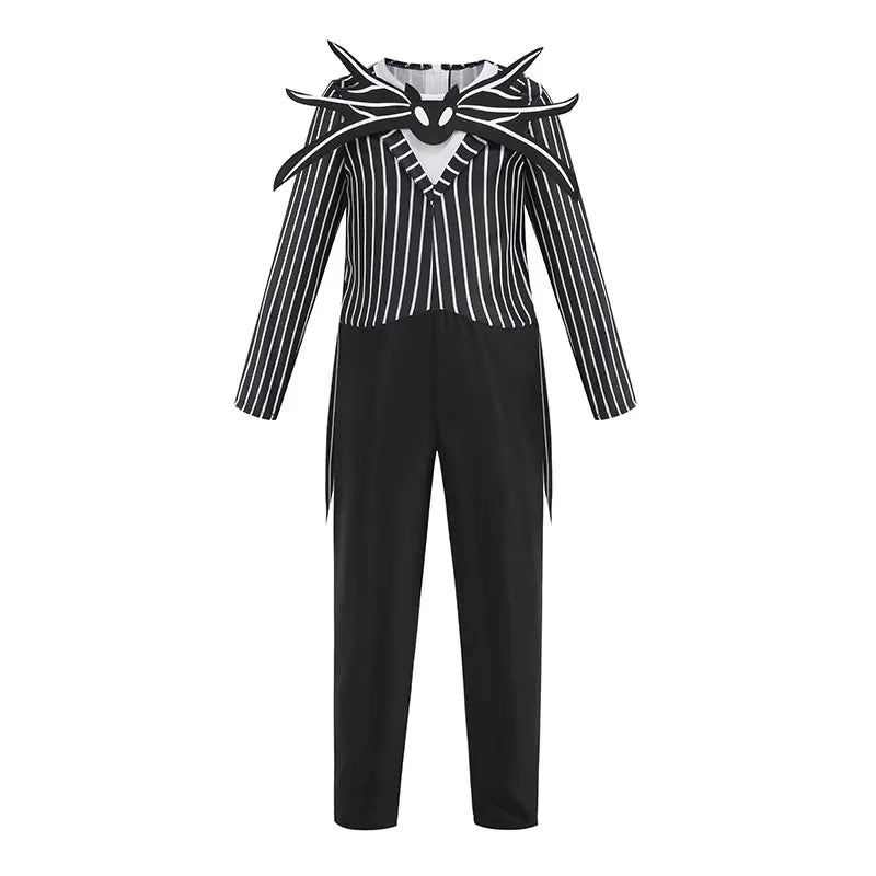 Boys’ Black Skull Jumpsuit
