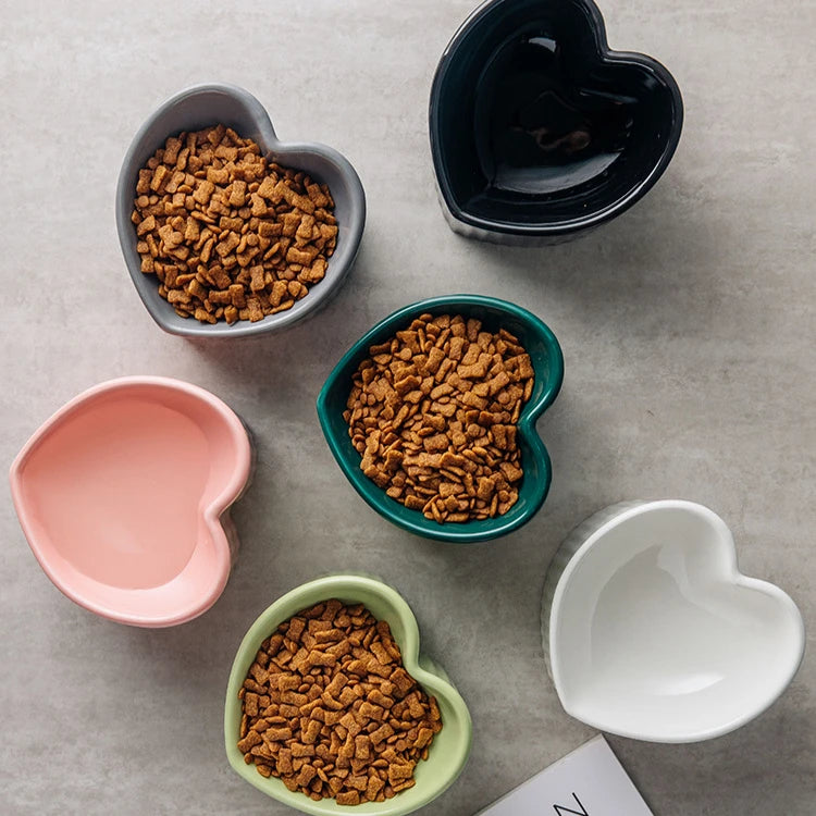 Cute Elevated Cat Bowl