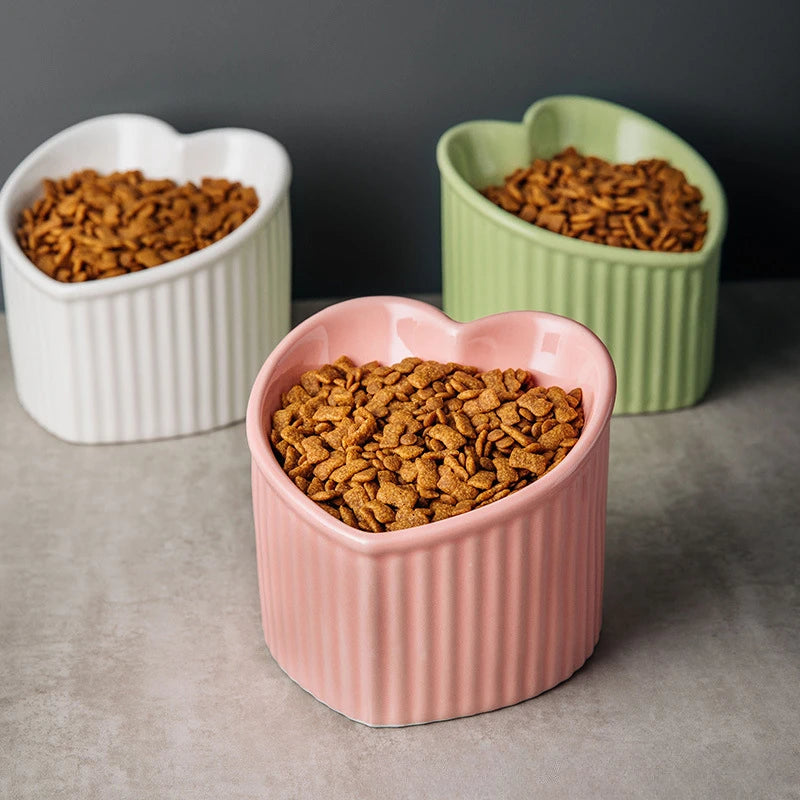 Cute Elevated Cat Bowl