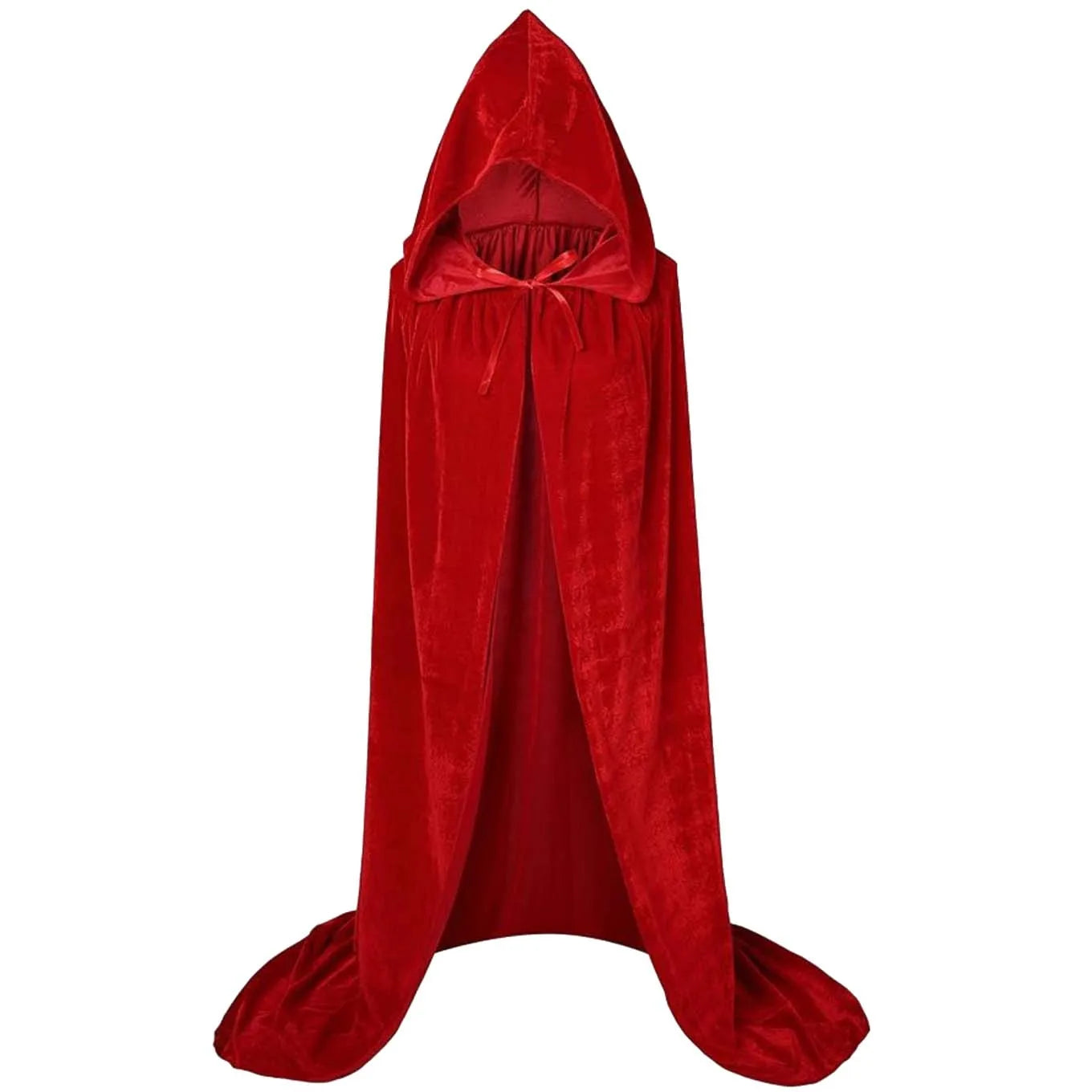 Long Velvet Cape with Hood