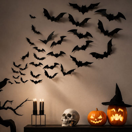 Midnight Flight 3D Bat Wall Décor