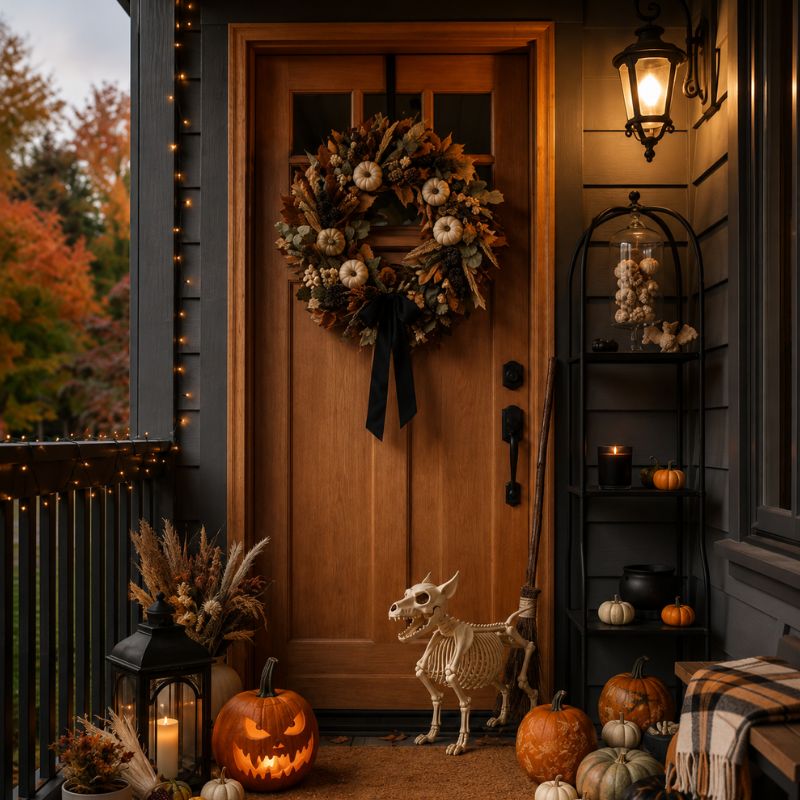 Midnight Relics Realistic Animal Skeleton Décor