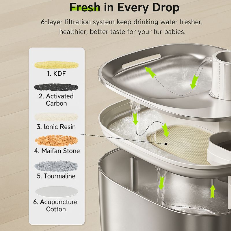 AquaPaw Wireless Water Fountain