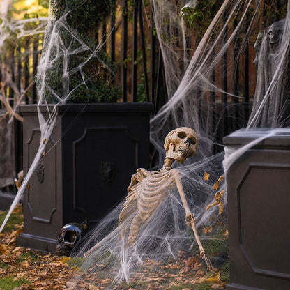 Artificial Haunted Spider Web