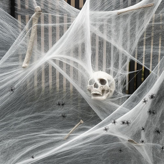 Artificial Haunted Spider Web