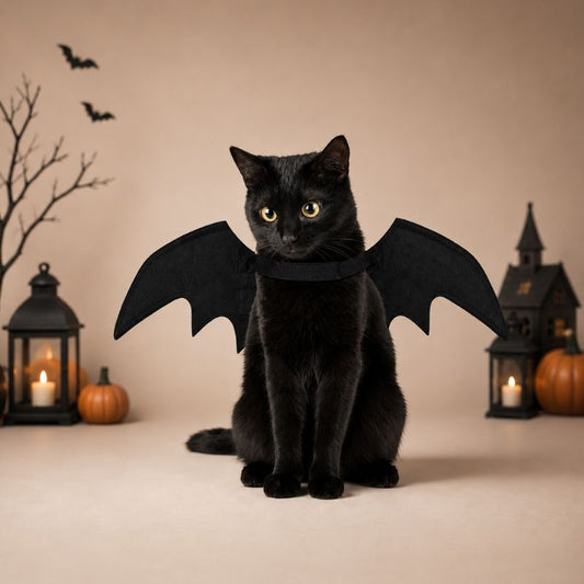 Midnight Wings Bat Costume for Pets