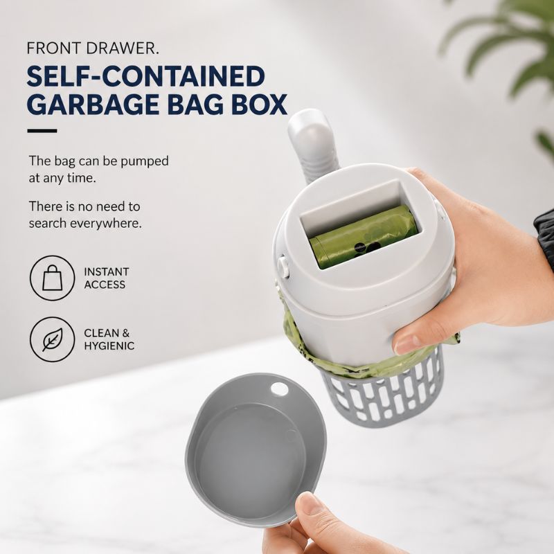 CleanPaw Self-Cleaning Cat Litter Scoop with Waste Bags