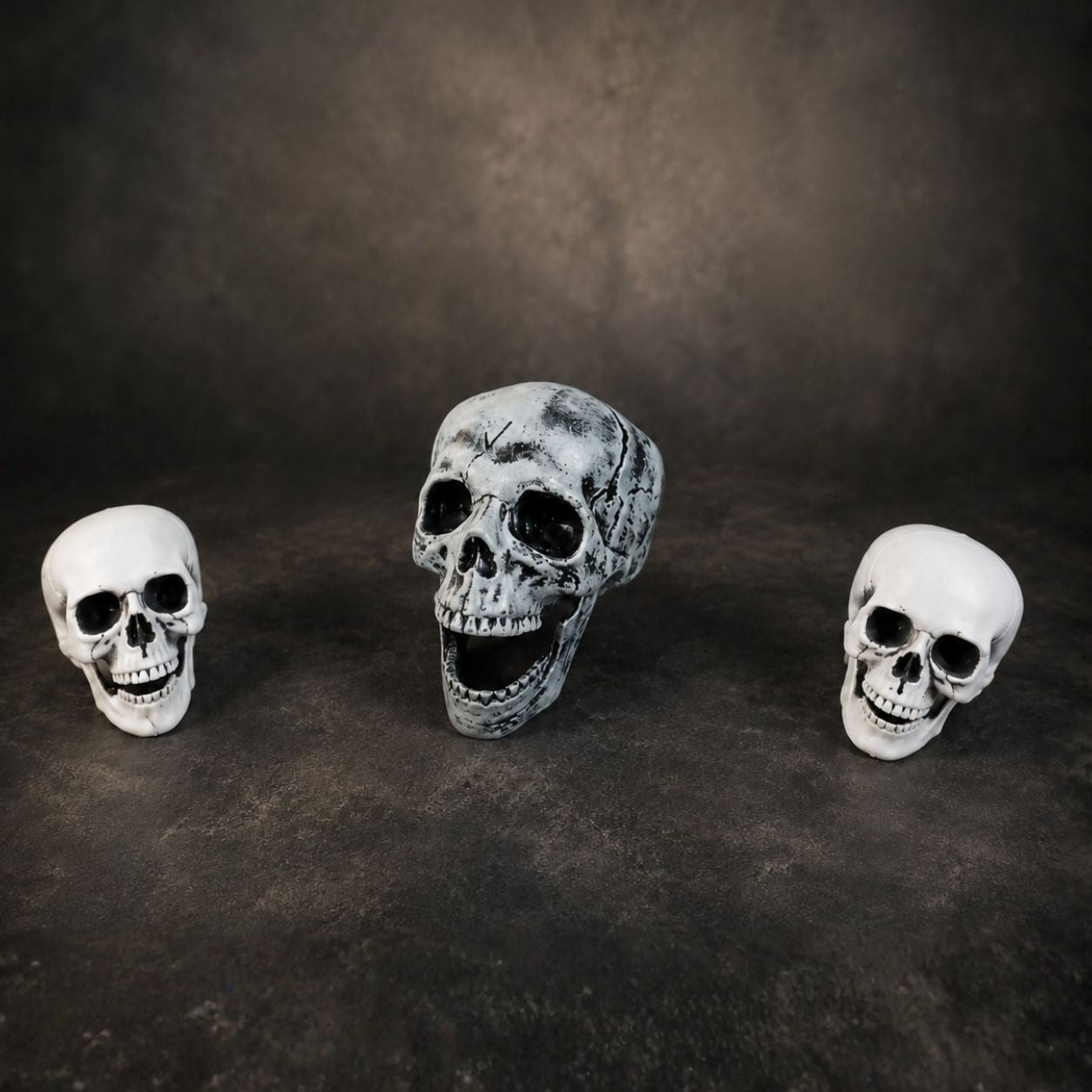 Midnight Relic Realistic Skull Decoration