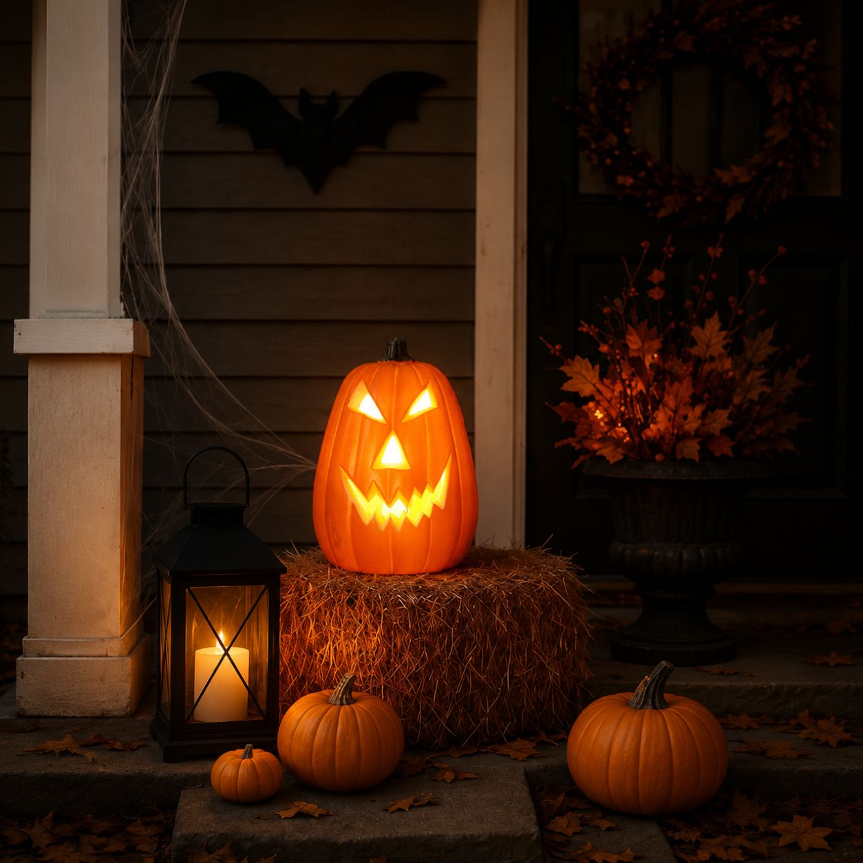 Ember Hollow LED Pumpkin Lantern