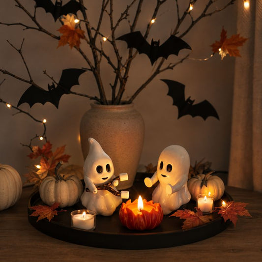 Midnight Gathering Ghost Campfire Decoration