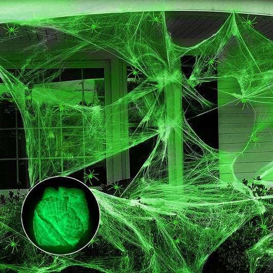 Glow in the Dark Spider Web