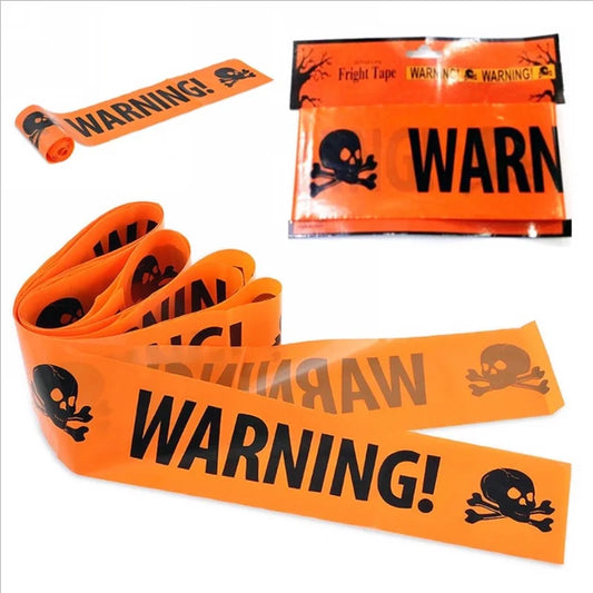 Creepy Skull Caution Line