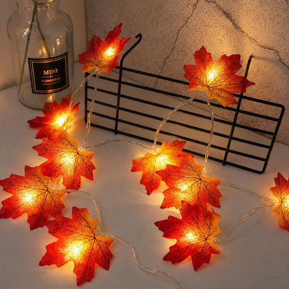 Maple Glow LED String Lights
