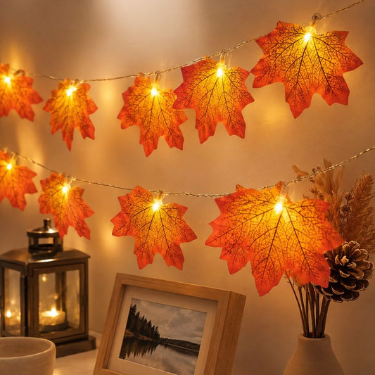 Maple Glow LED String Lights