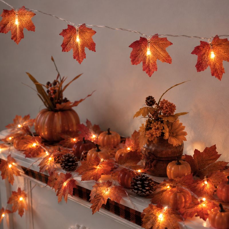 Maple Glow LED String Lights