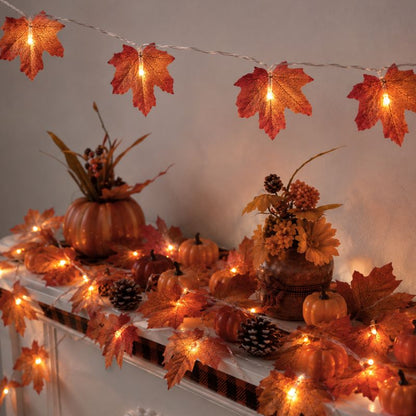 Maple Glow LED String Lights