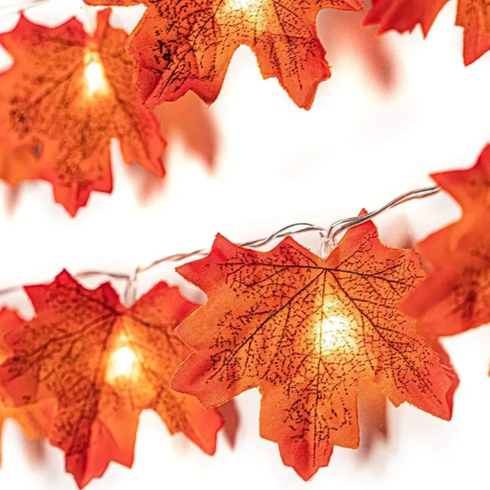 Maple Leaf LED String Lights