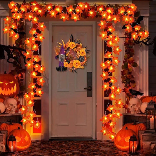Maple Leaf LED String Lights