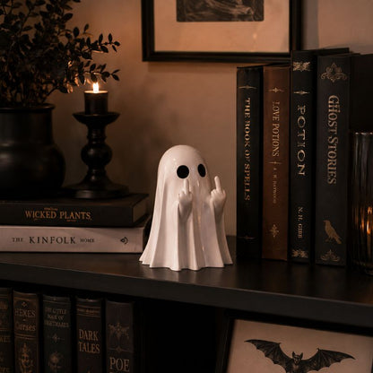 Rebel Spirit Middle Finger Ghost Statue