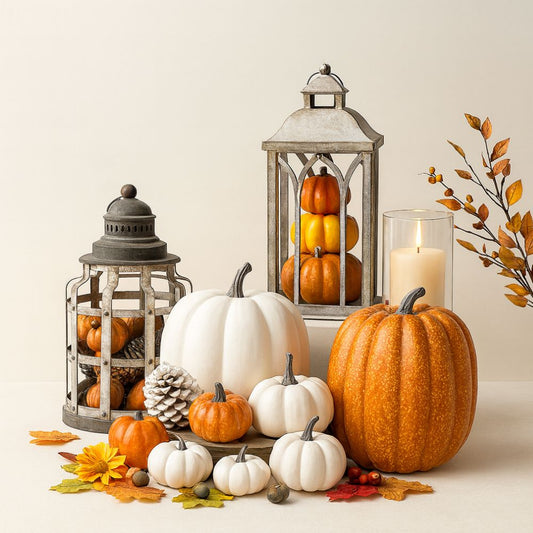 Halloween Artificial Pumpkin Set