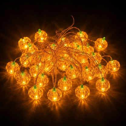 Ember Vine 30 LED Pumpkin String Lights
