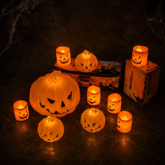 Phantom Glow Pumpkin LED Lantern