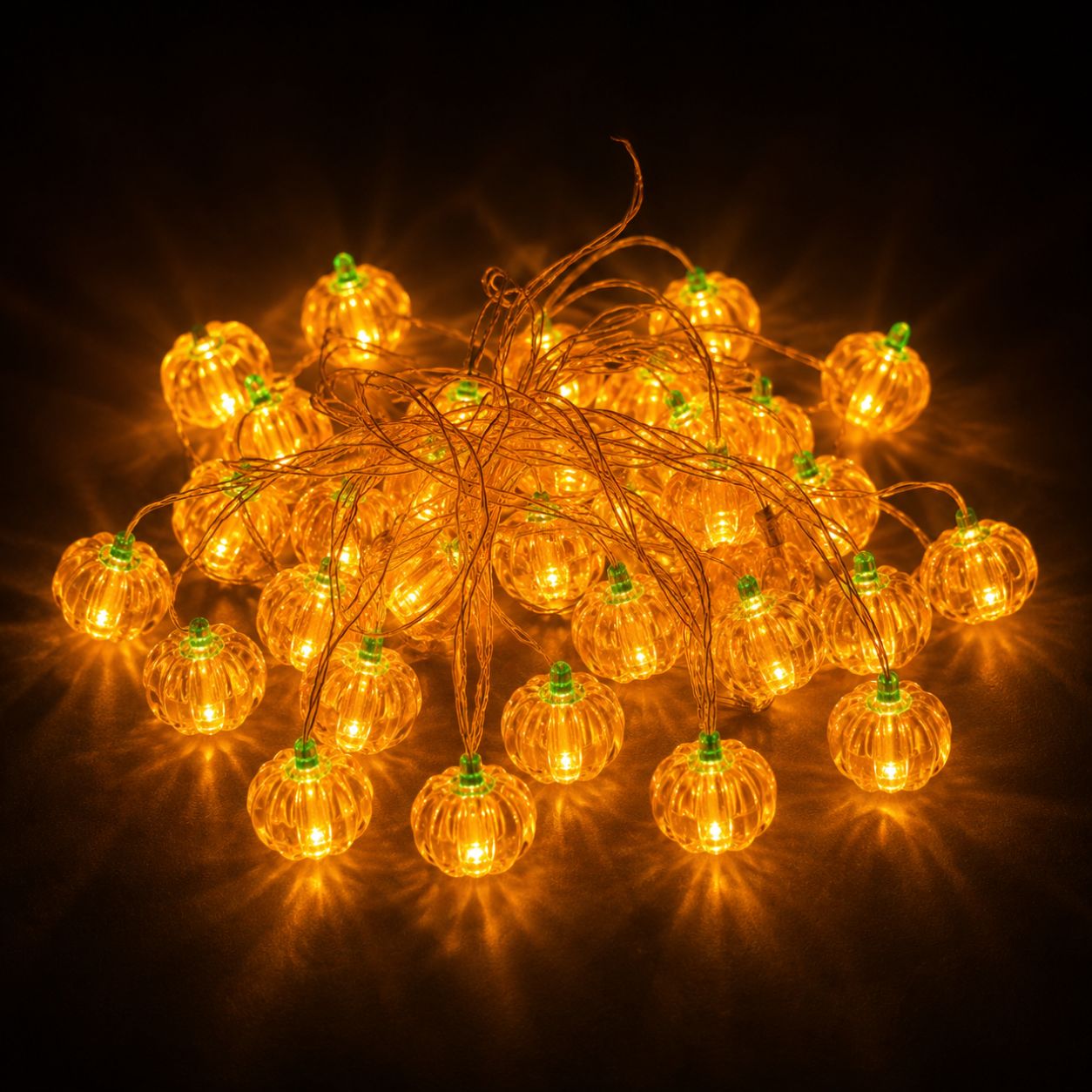 Ember Vine 30 LED Pumpkin String Lights