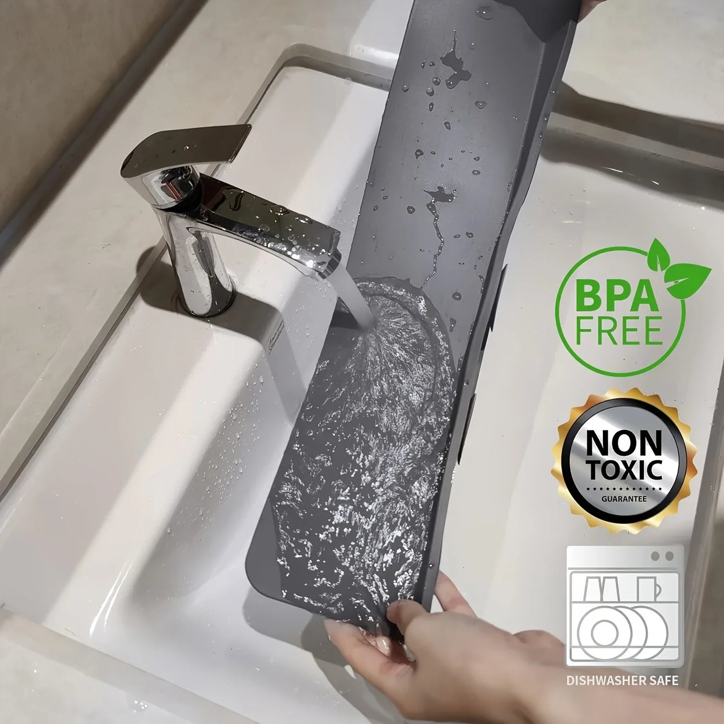 Silicone SplashShield Sink Protector