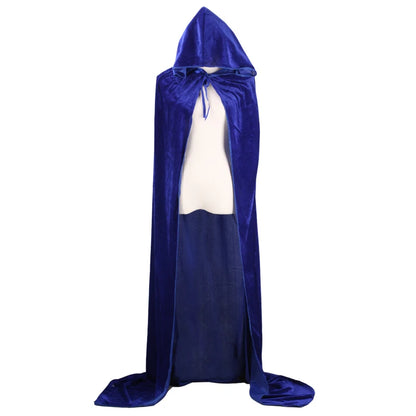 Long Velvet Cape with Hood