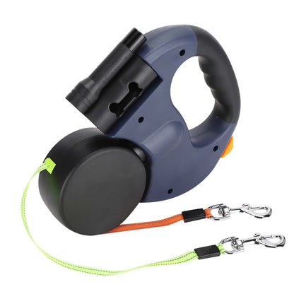 GlowWalk Dual Retractable Pet Lead