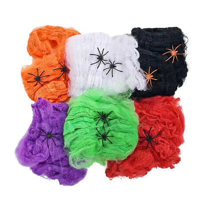 Midnight Web Artificial Spider Web Decoration