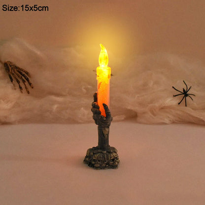Phantom Grip Skeleton Hand LED Candle