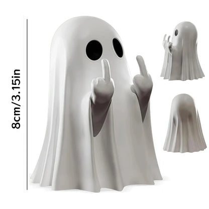 Rebel Spirit Middle Finger Ghost Statue